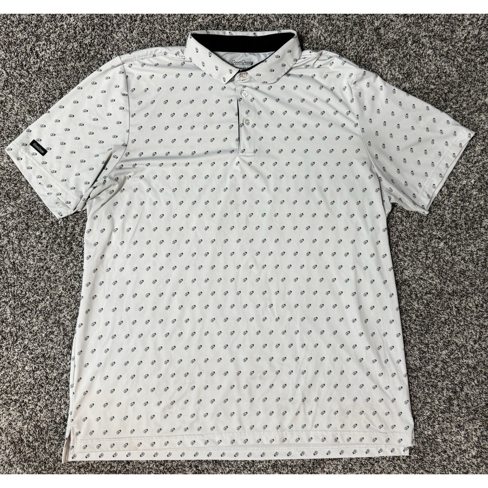Good Good Golf Polo Shirt Men's 2XL Performance Stretch Lightweight